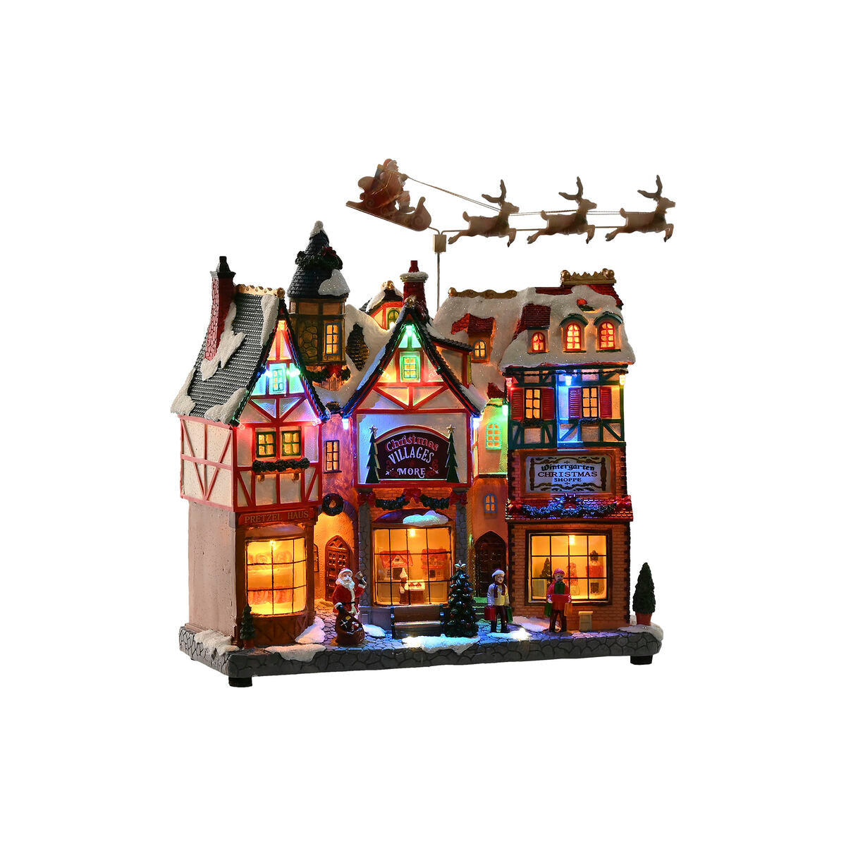 Christmas Decoration Home ESPRIT Multicolor Musical 34 x 15 x 32 cm