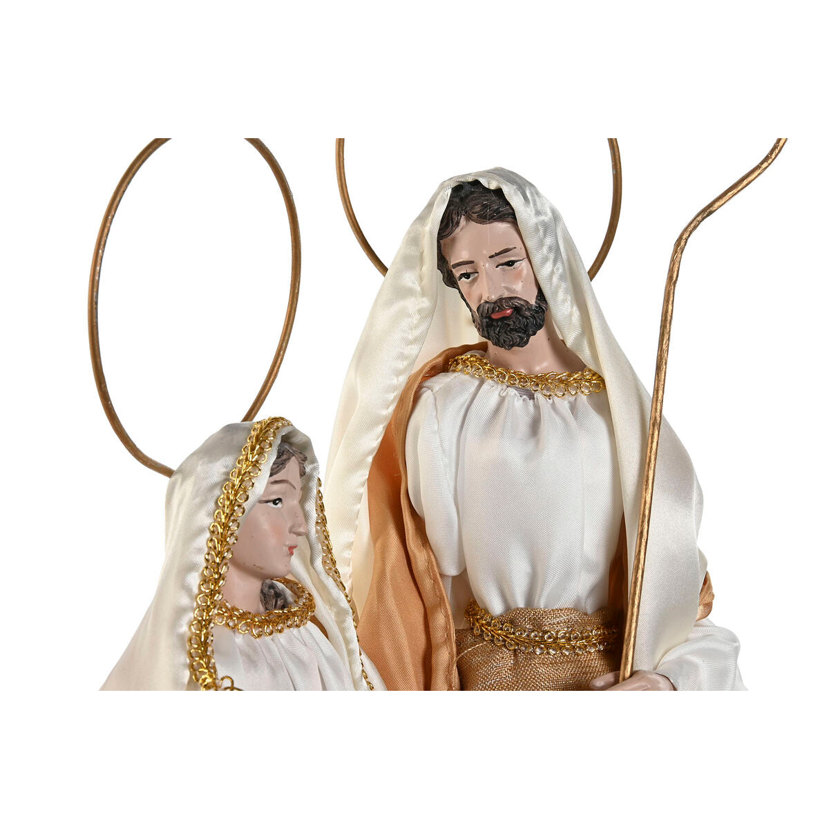 Christmas Nativity Scene Home ESPRIT White Gold 27 x 24 x 50 cm