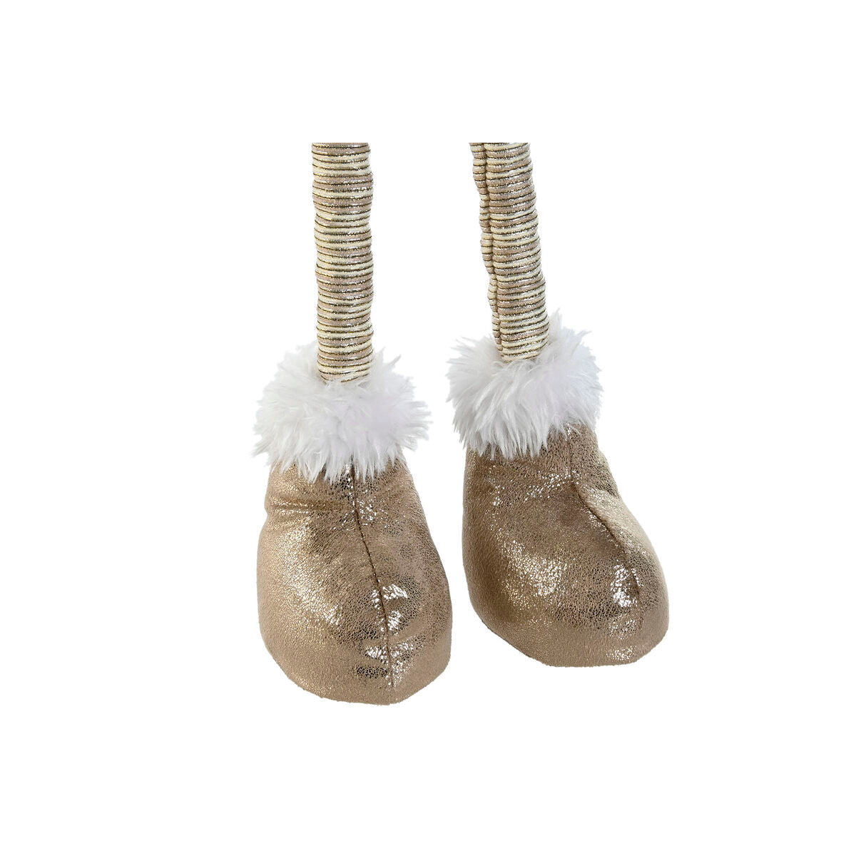 Christmas Decoration Home ESPRIT White Beige Gnome 30 x 20 x 58 cm (2 Units)