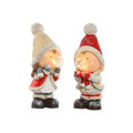 Christmas Decoration Home ESPRIT White Red Beige 16.5 x 22 x 45 cm (2 Units)