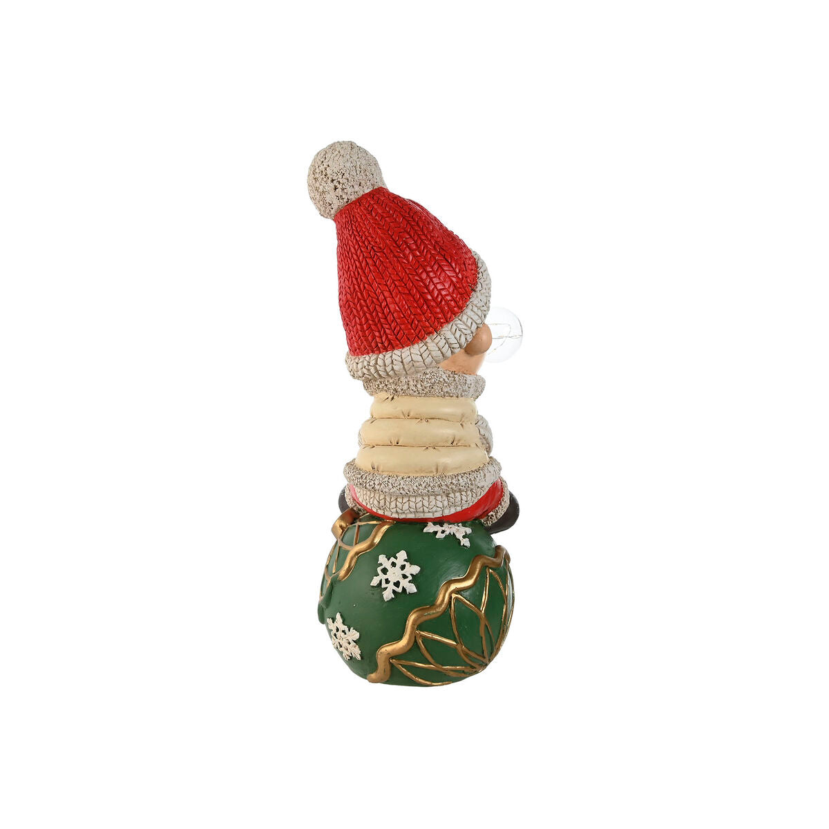 Christmas Decoration Home ESPRIT White Red Green 20.5 x 23 x 51 cm (2 Units)