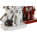 Christmas Decoration Home ESPRIT White Red 26 x 14 x 32 cm (2 Units)
