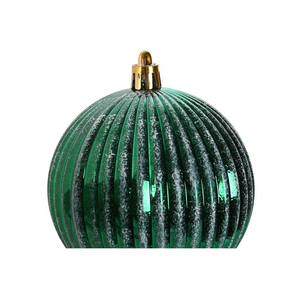 Christmas Ornaments Home ESPRIT Red Green PVC 16 x 16 x 24 cm (2 Units)
