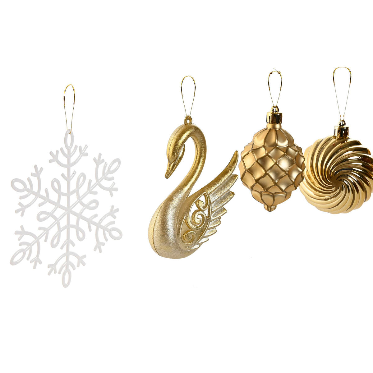 Christmas Balls Home ESPRIT Golden Polyethylene 28 x 7 x 40 cm (70 pieces)