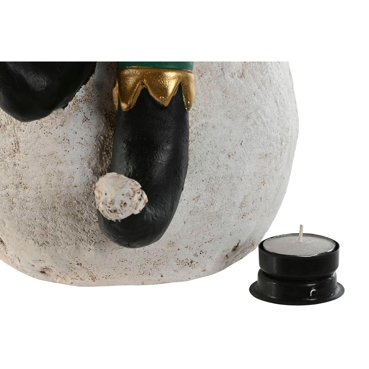 Christmas Decoration Home ESPRIT White Black Red Green Elf 26 x 26 x 42 cm