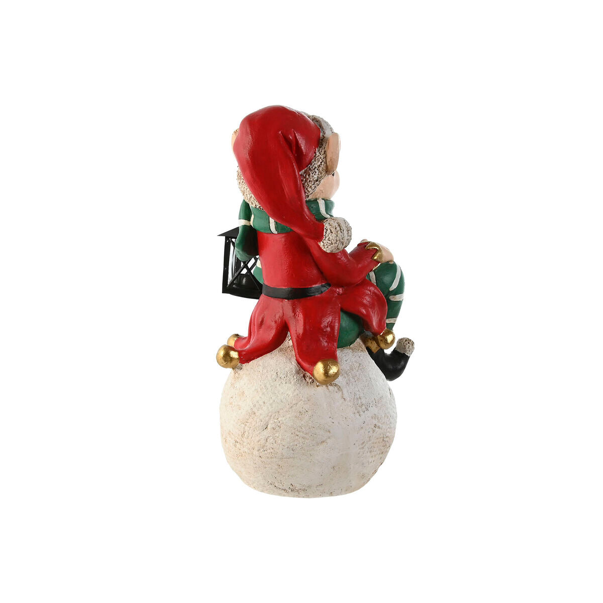 Christmas Decoration Home ESPRIT White Black Red Green Elf 26 x 26 x 42 cm