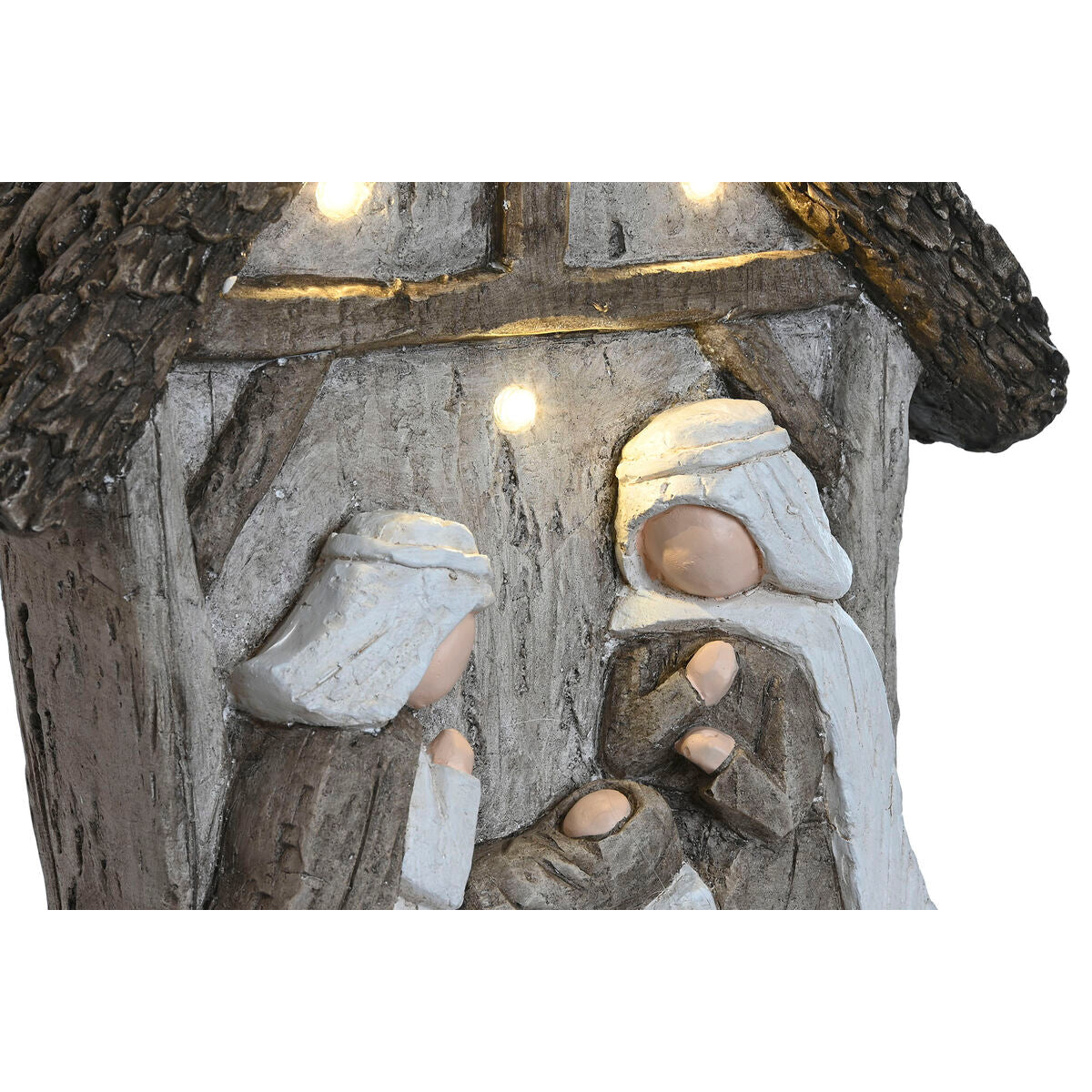 Christmas Nativity Scene Home ESPRIT Green Gray Magnesium 27.5 x 10.5 x 34.5 cm (2 Units)