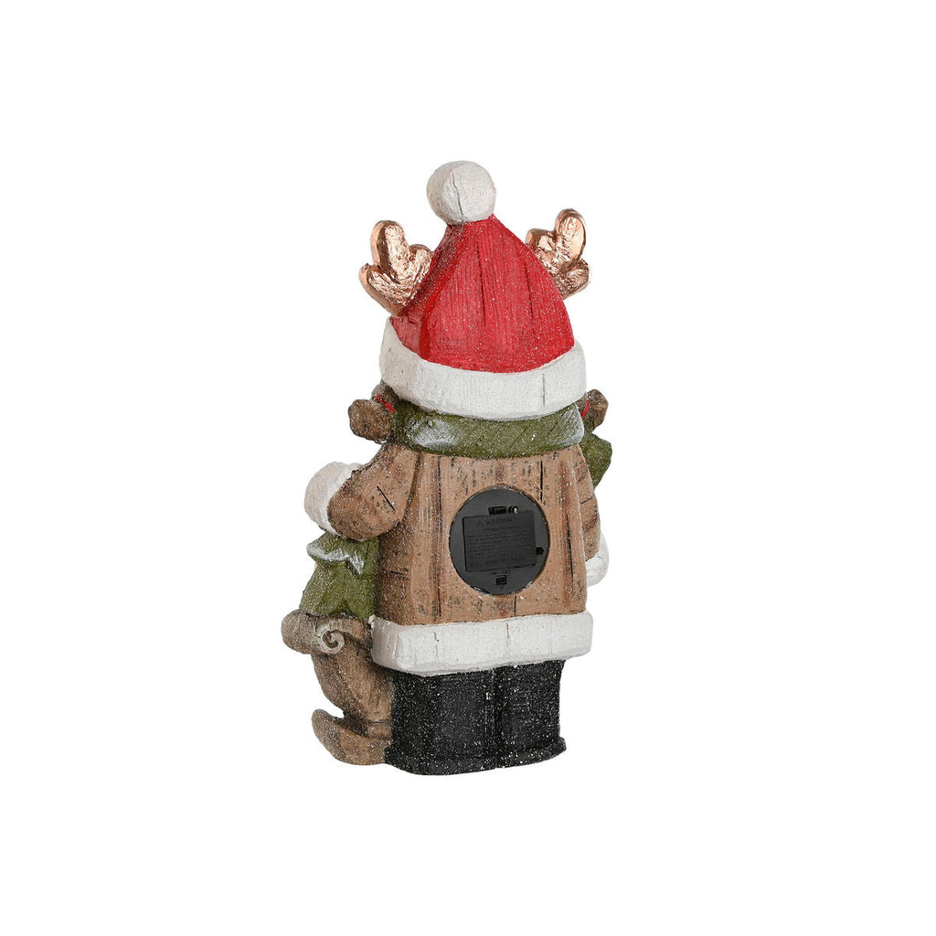 Christmas Decoration Home ESPRIT Brown Red 23 x 10.5 x 40 cm (2 Units)