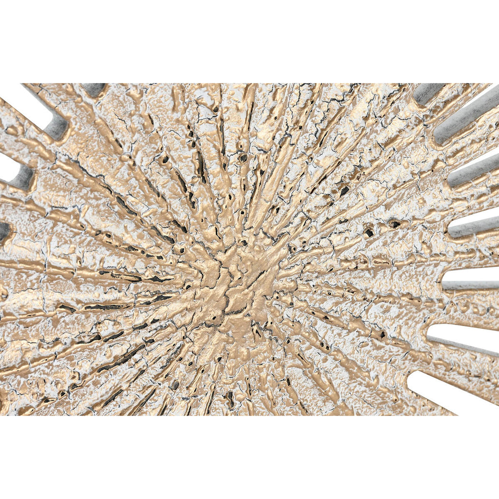 ESPRIT Home Wall Decor, White and Gold, Neoclassical Style, 91 x 3 x 91 cm