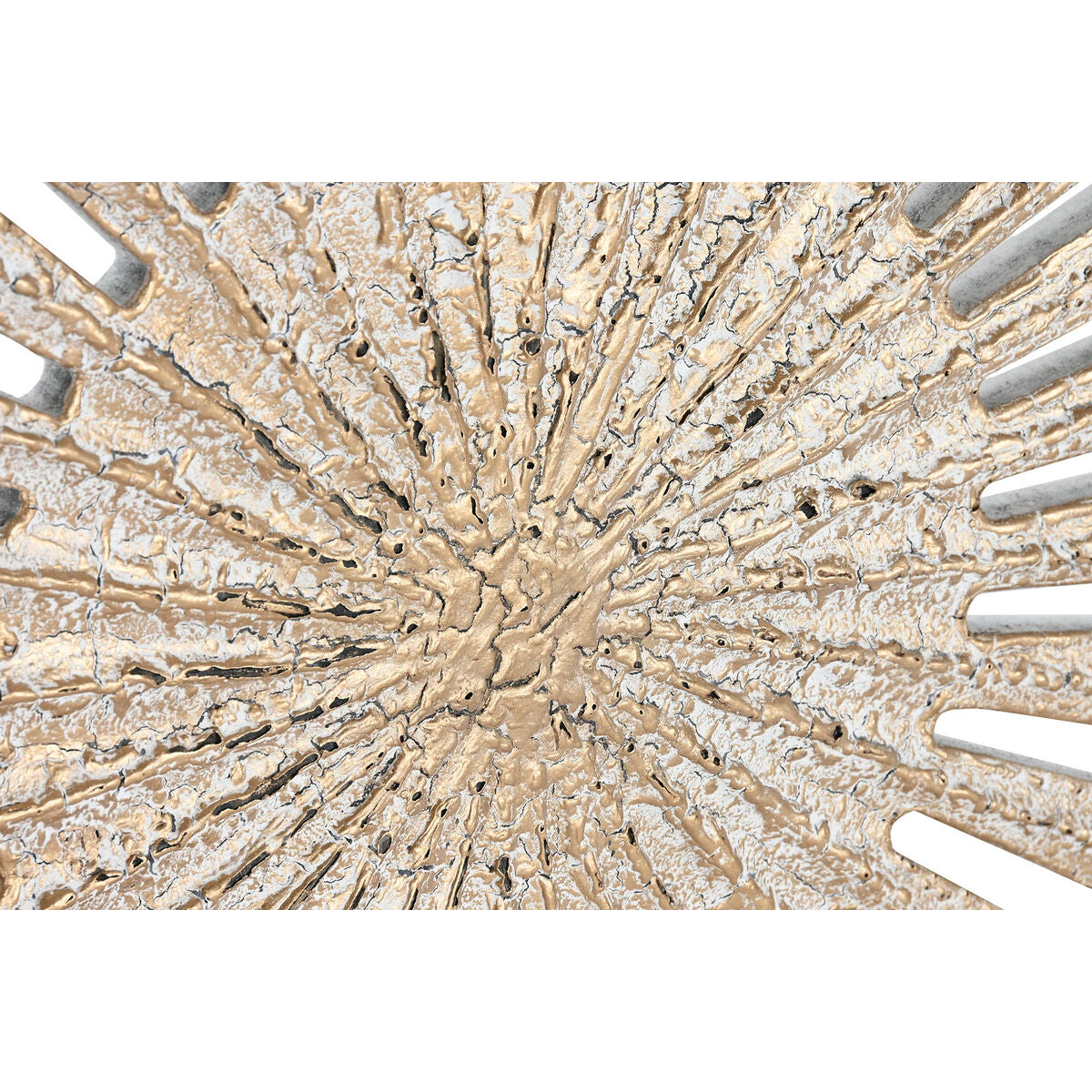 ESPRIT Home Wall Decor, White and Gold, Neoclassical Style, 91 x 3 x 91 cm