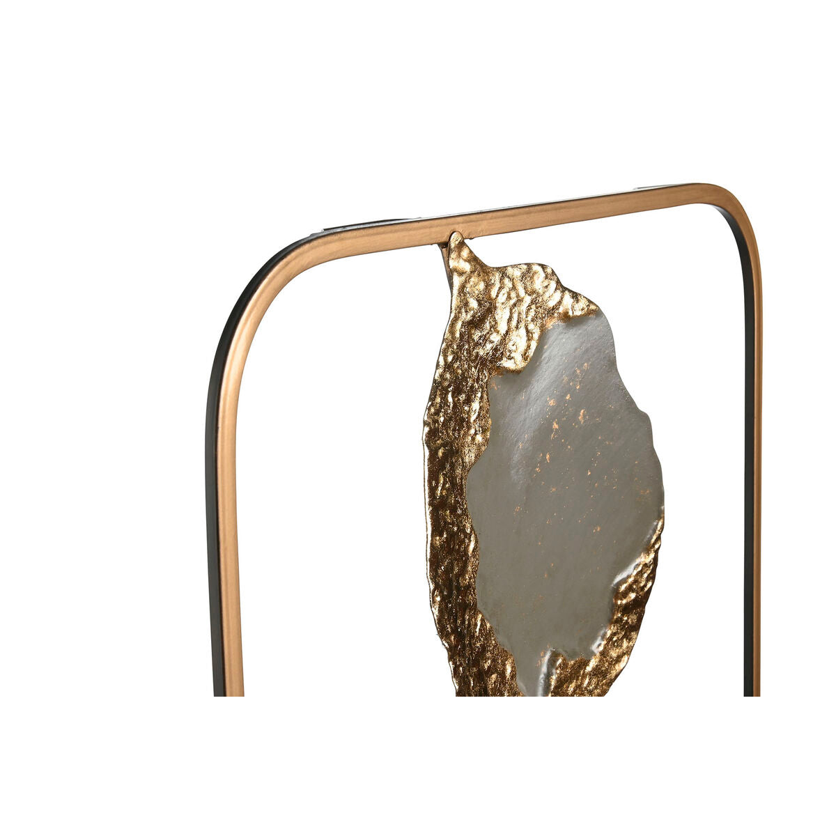 ESPRIT Home Wall Decor, Modern Gold Gray Flower Design, 31 x 2.5 x 89.5 cm (2 Units)