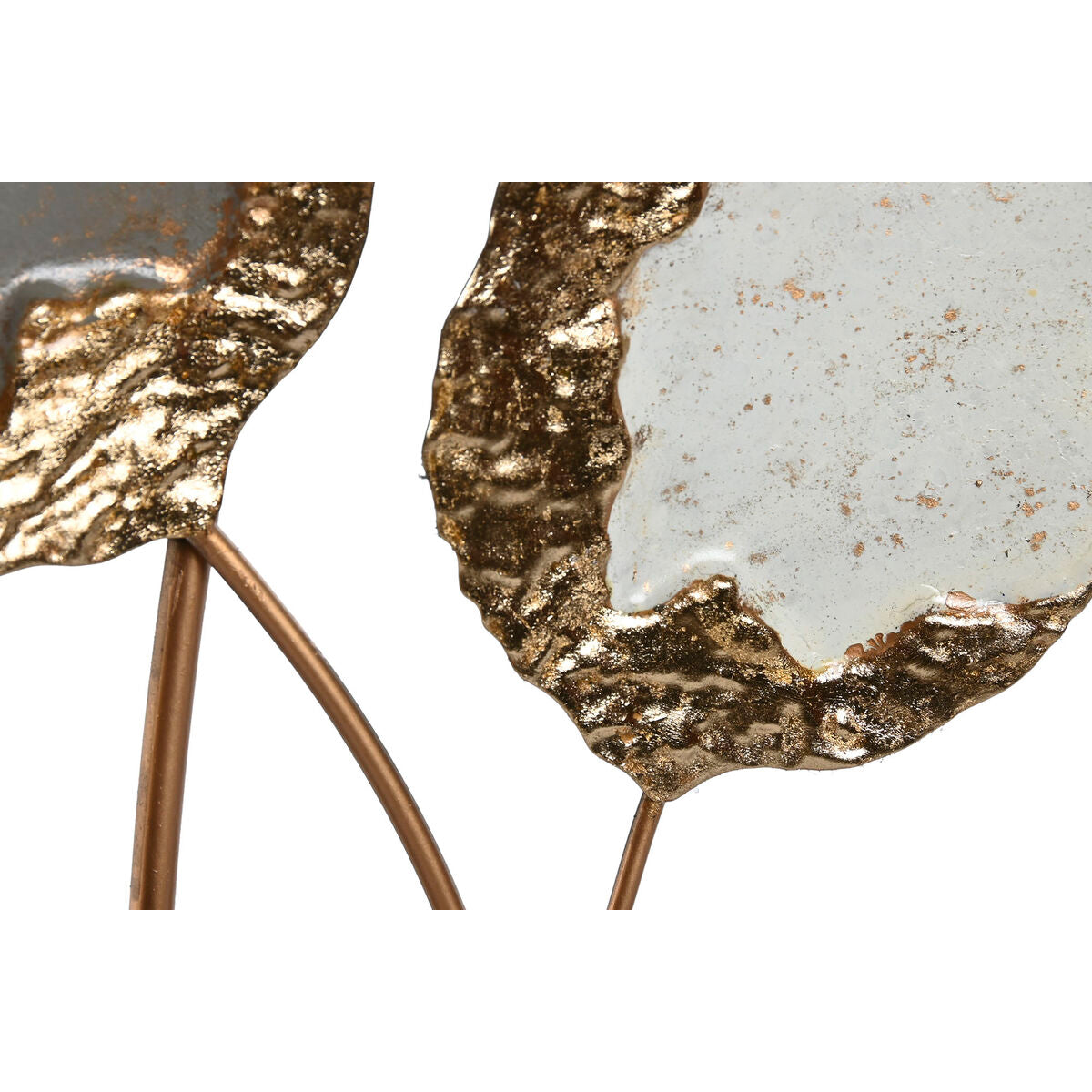 ESPRIT Home Wall Decor, Modern Gold Gray Flower Design, 31 x 2.5 x 89.5 cm (2 Units)