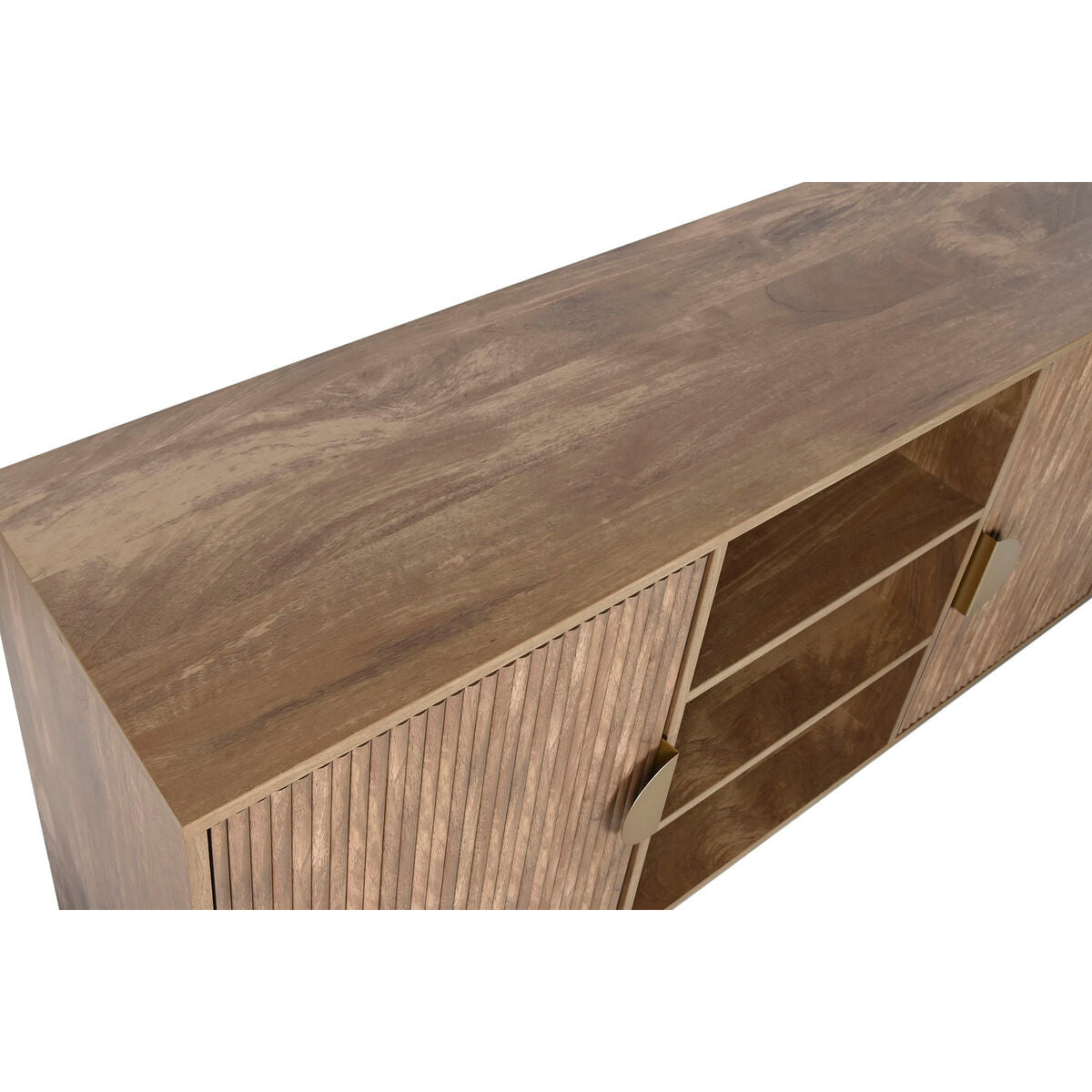 Móvel de TV Home ESPRIT Castanho Dourado 140 x 40 x 74,8 cm