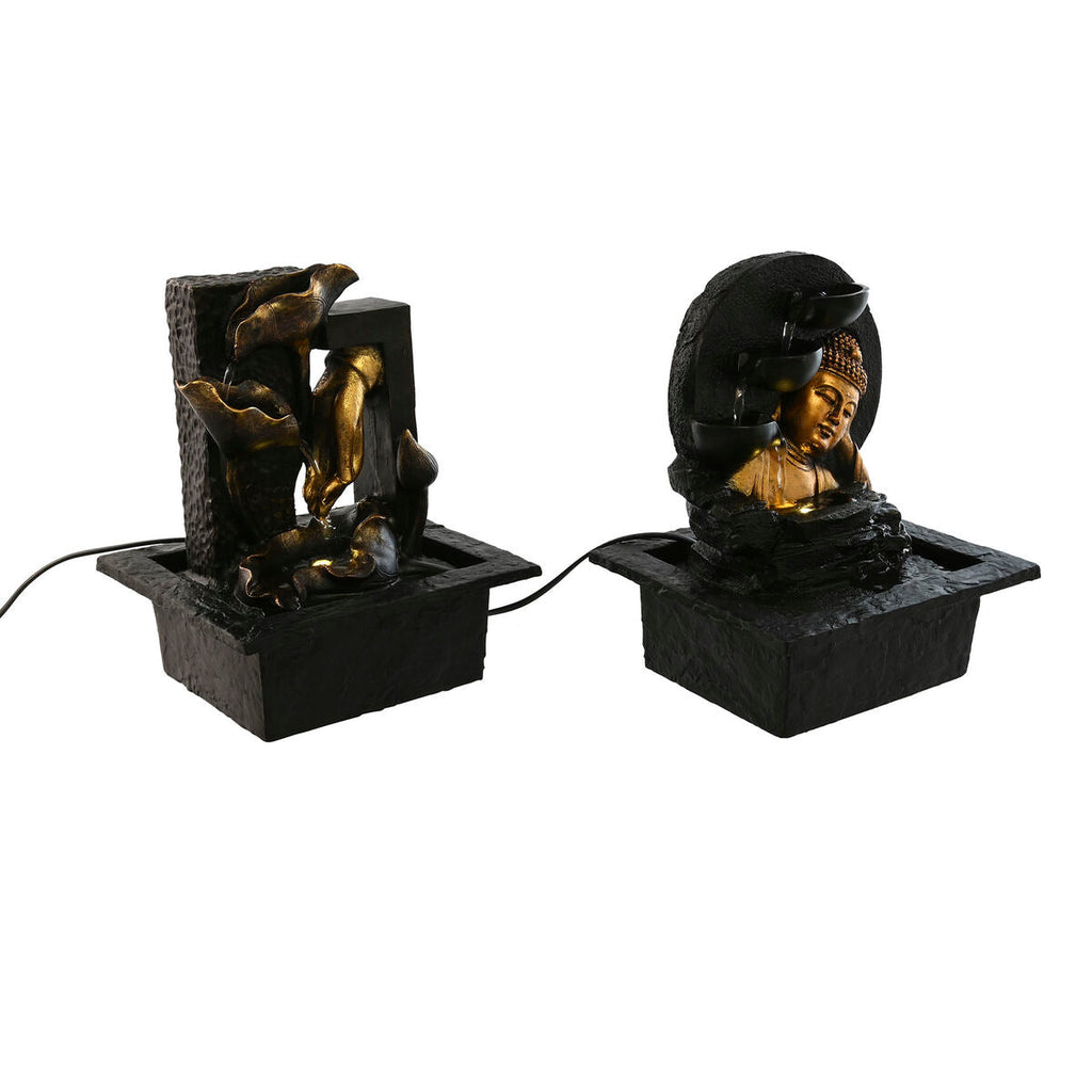 ESPRIT Home Garden Fountain Resin Oriental Buddha 21 x 19 x 27 cm (2 Units)