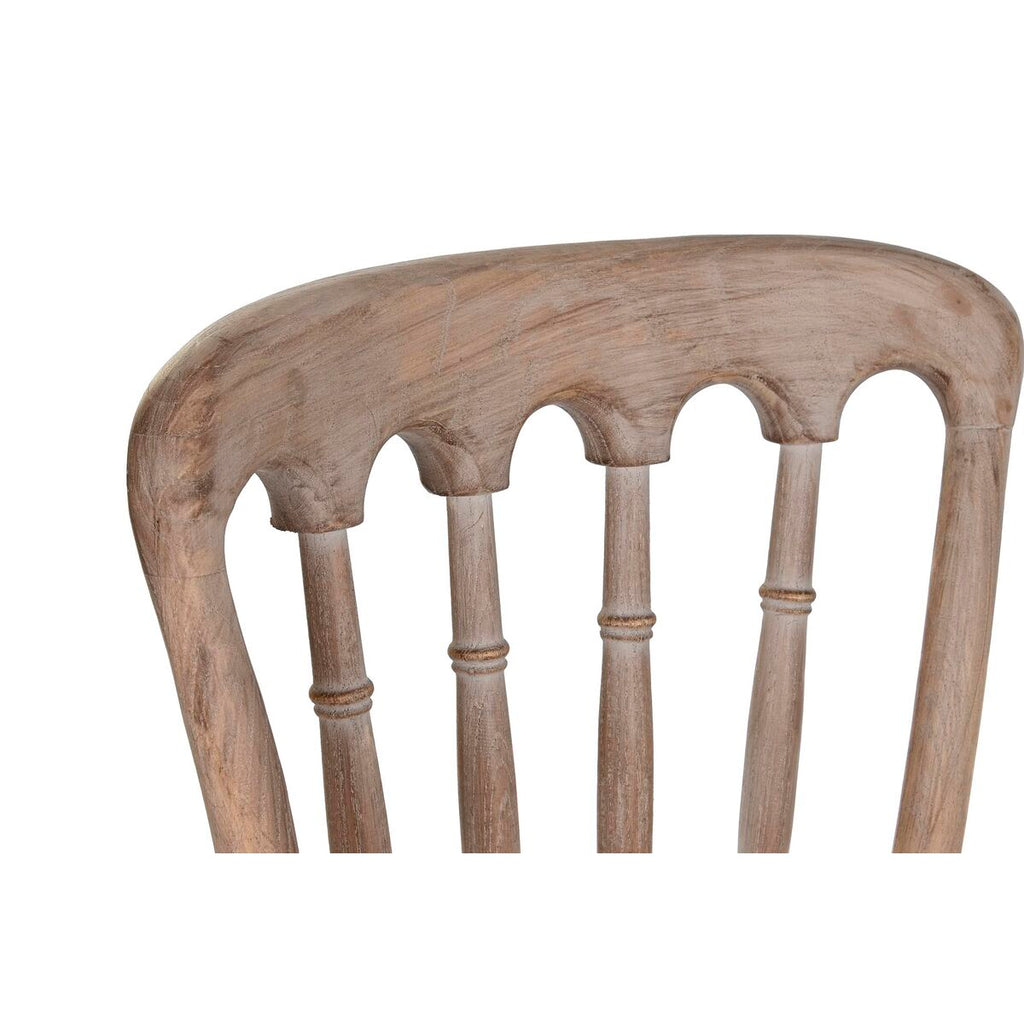 Silla de comedor ESPRIT, marrón claro, ratán abeto, 45 x 48 x 92 cm