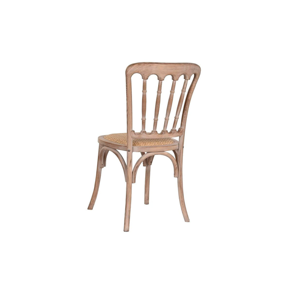 Silla de comedor ESPRIT, marrón claro, ratán abeto, 45 x 48 x 92 cm