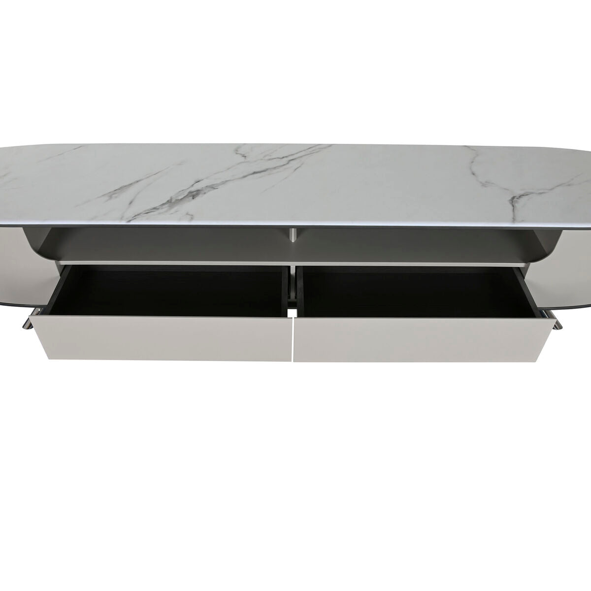 Móvel de TV Home ESPRIT Branco Bege 220 x 42 x 41,5 cm