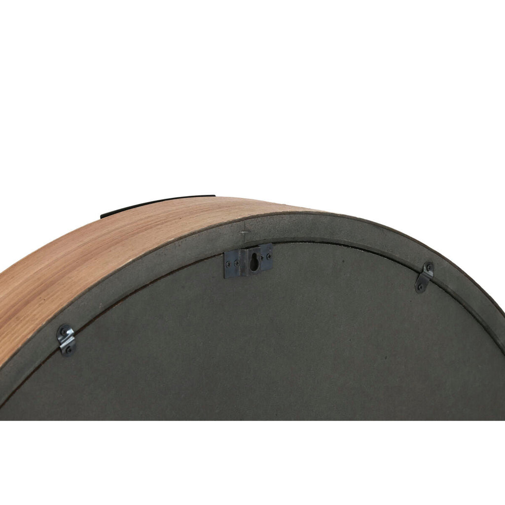 Relógio de Parede Home ESPRIT Prateado Natural Metal Cristal 80 X 8,5 X 80 cm