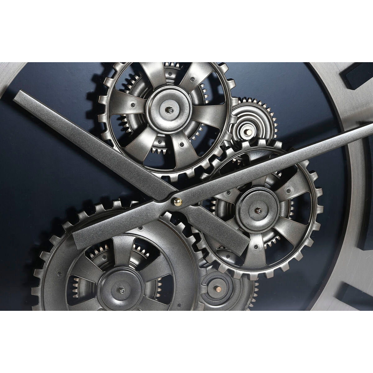 ESPRIT Home Wall Clock Champagne Metal Crystal 80 x 10 x 80 cm