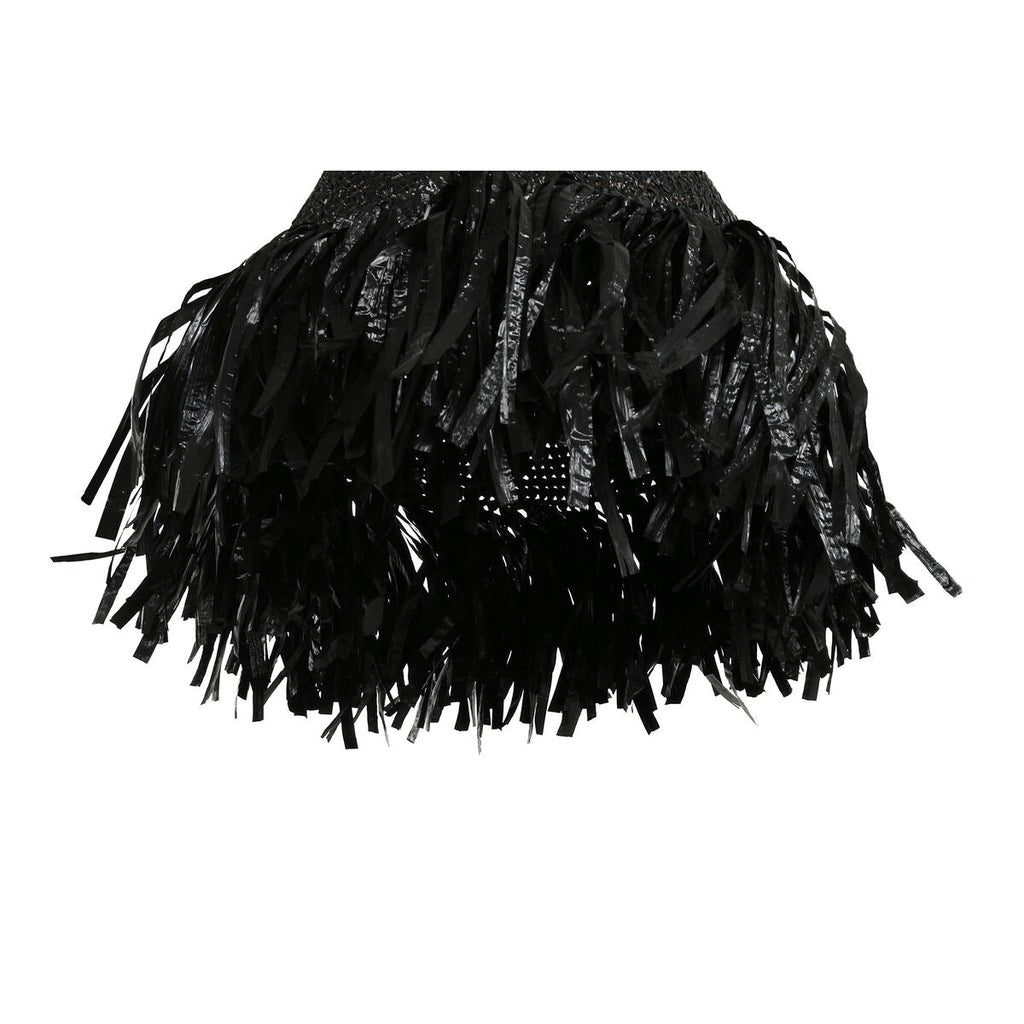 Abajur Home ESPRIT Preto Ráfia 60 x 60 x 80 cm