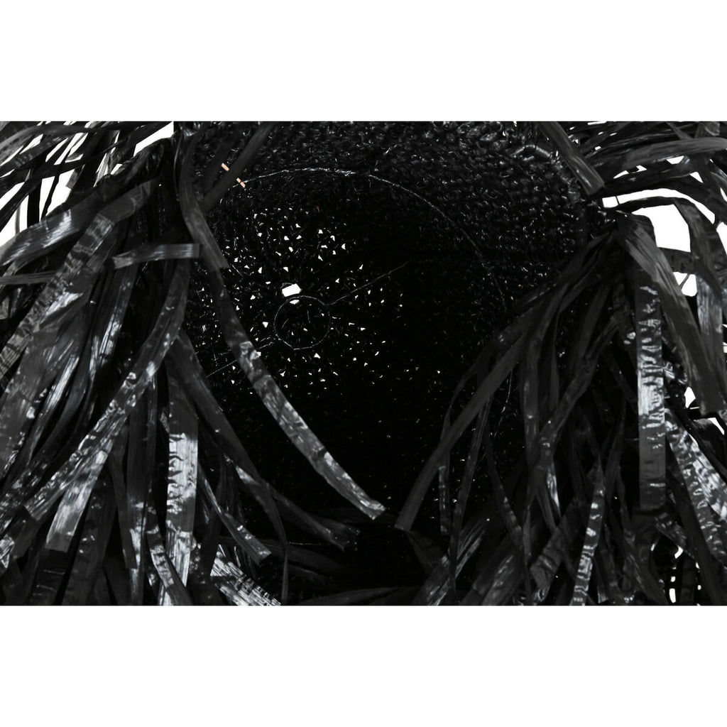 Abajur Home ESPRIT Preto Ráfia 60 x 60 x 80 cm