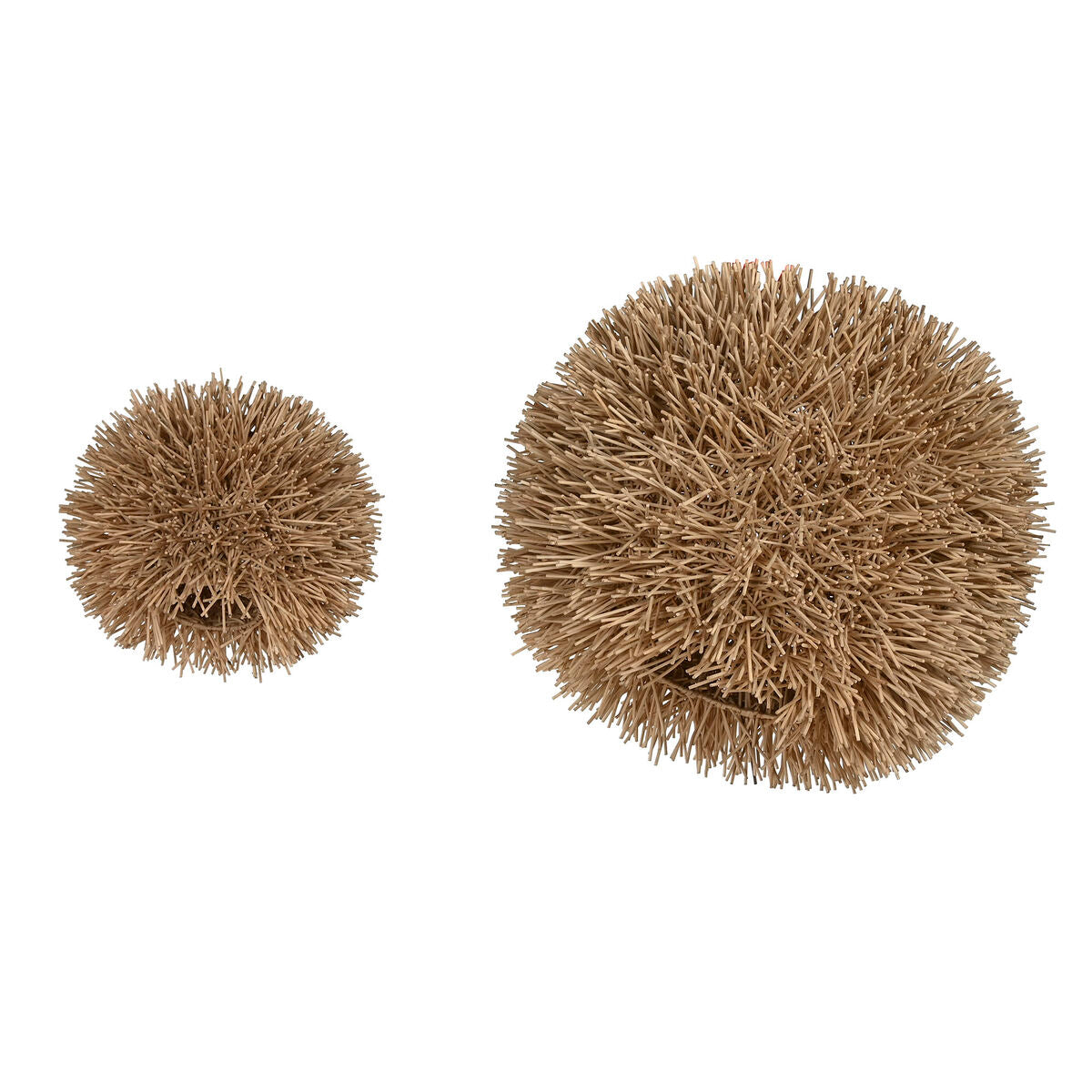 Abajur Home ESPRIT Natural Bambu 66 x 66 x 52 cm