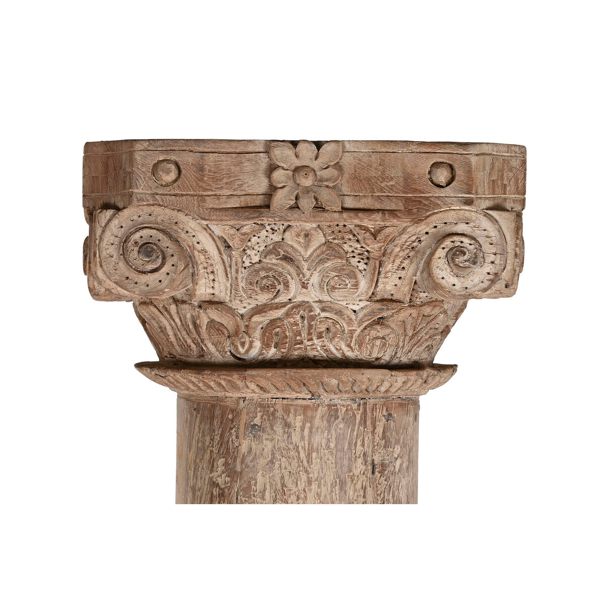 Estátuas de jardim Home ESPRIT Natural Teca 38 x 38 x 267 cm 38 X 38 X 248 cm