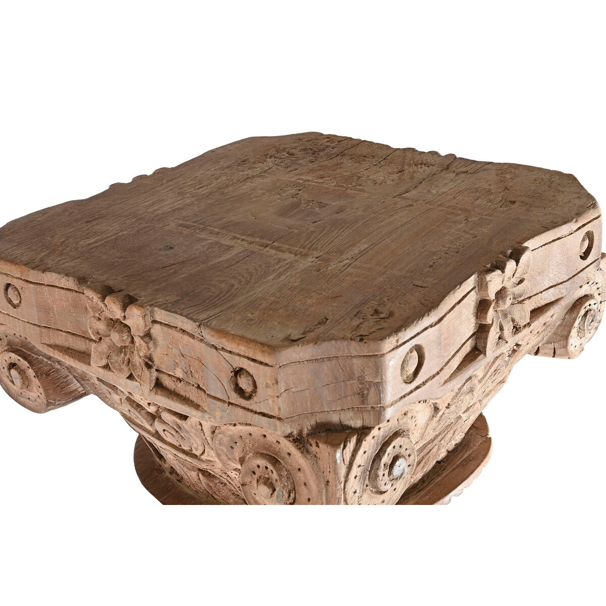 Estátuas de jardim Home ESPRIT Natural Teca 38 x 38 x 267 cm 38 X 38 X 248 cm