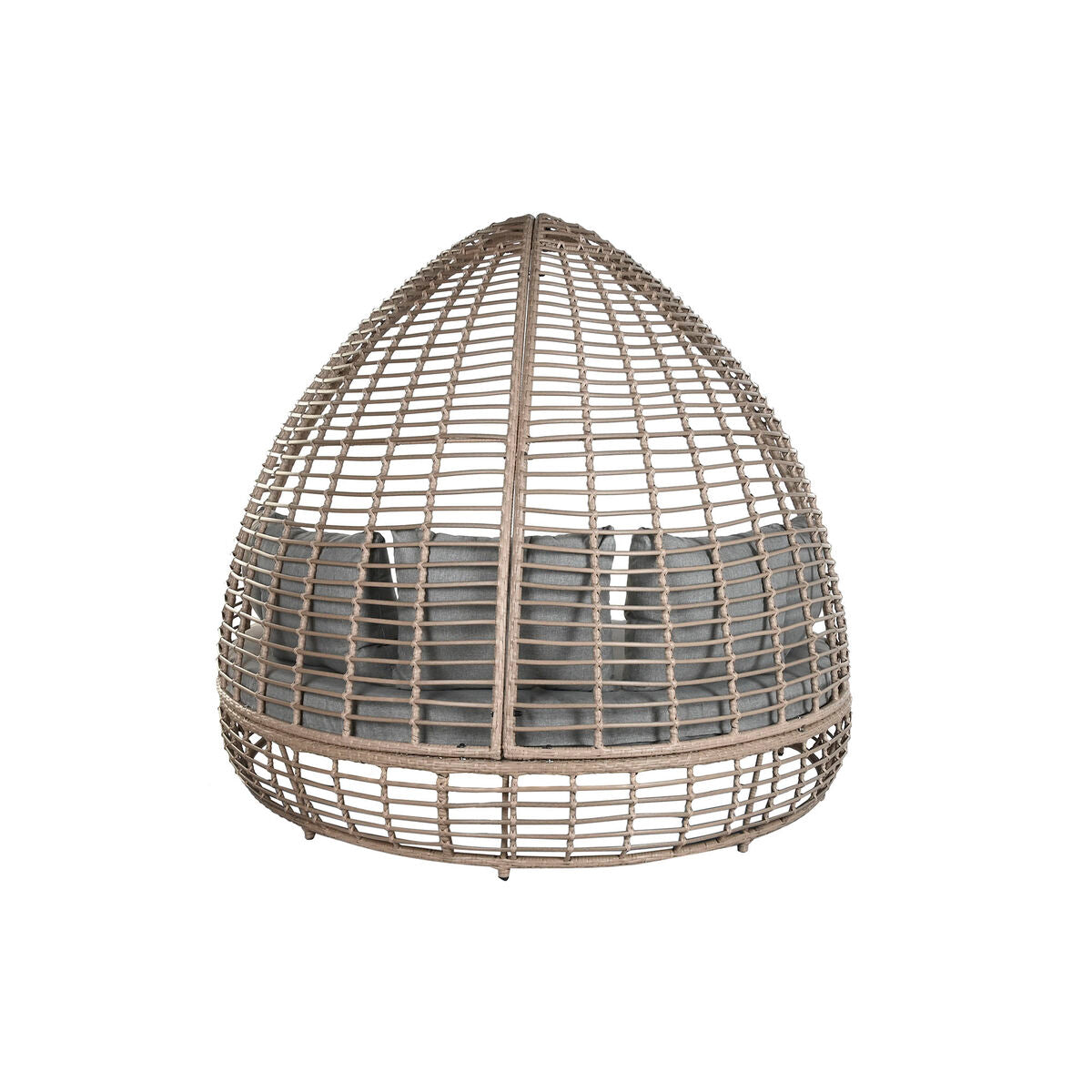 Sofá de Jardim Home ESPRIT Cinzento escuro 198 x 168 x 168 cm