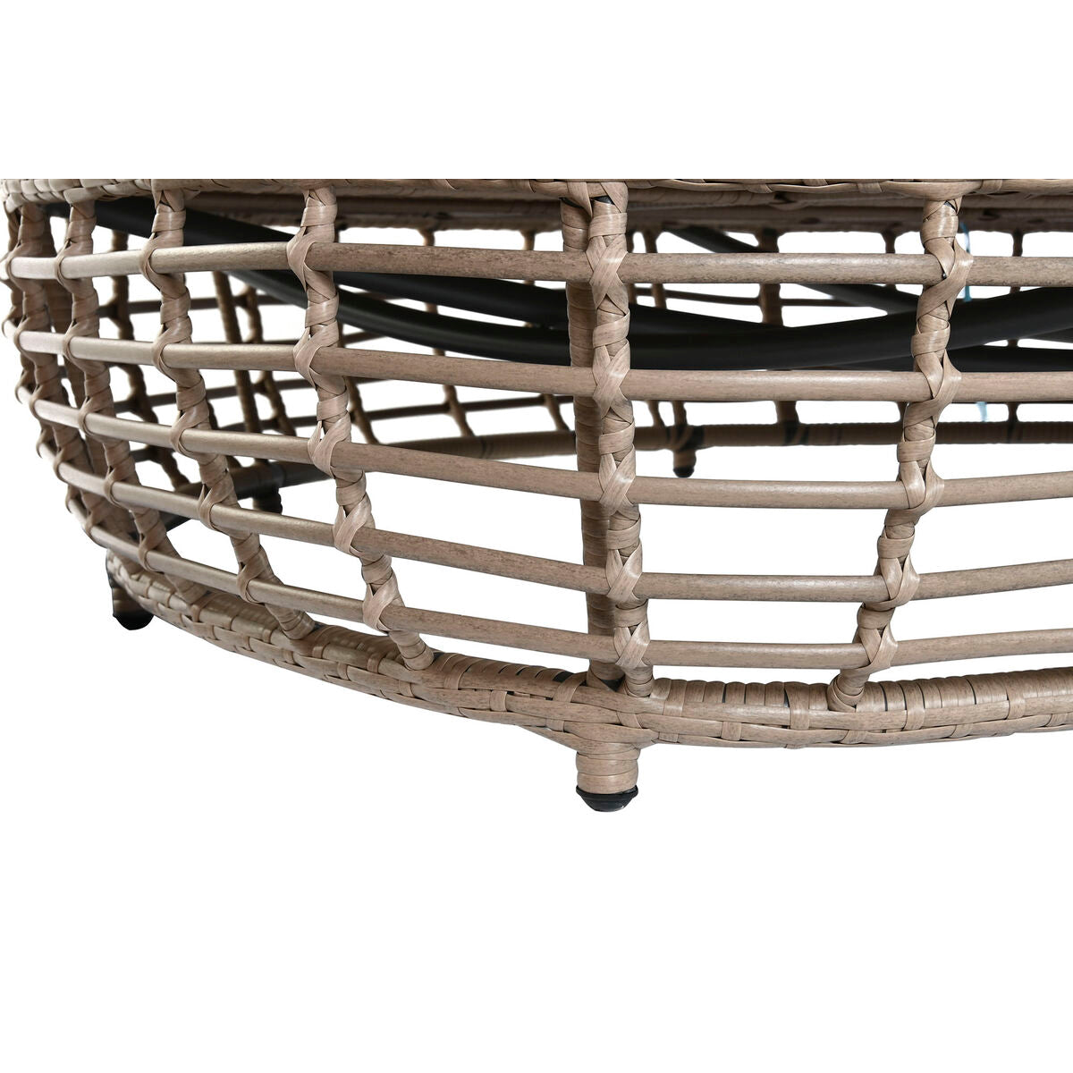 Sofá de Jardim Home ESPRIT Cinzento escuro 198 x 168 x 168 cm