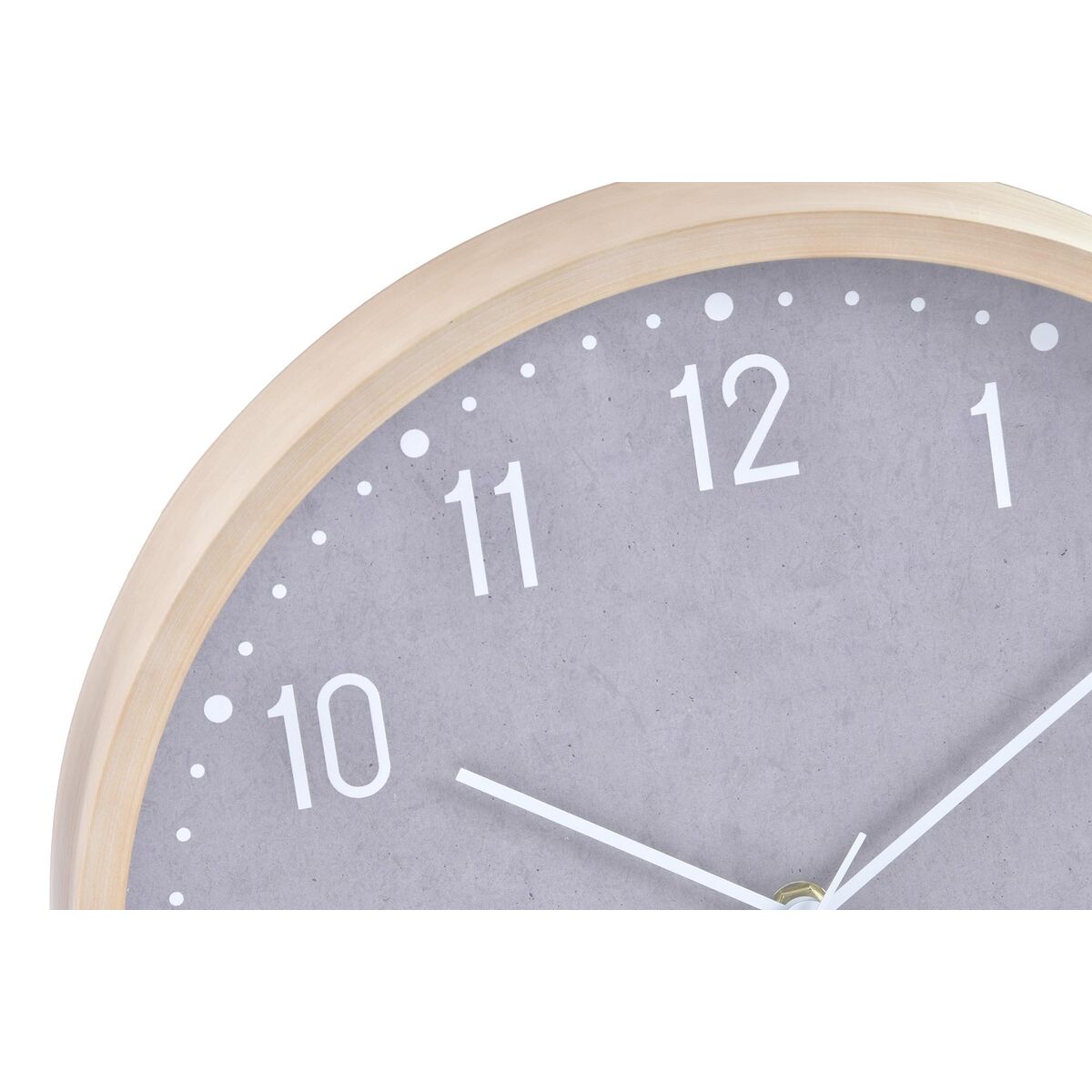 Reloj de pared ESPRIT Home, PVC gris beige, 30 x 4 x 30 cm (2 unidades)