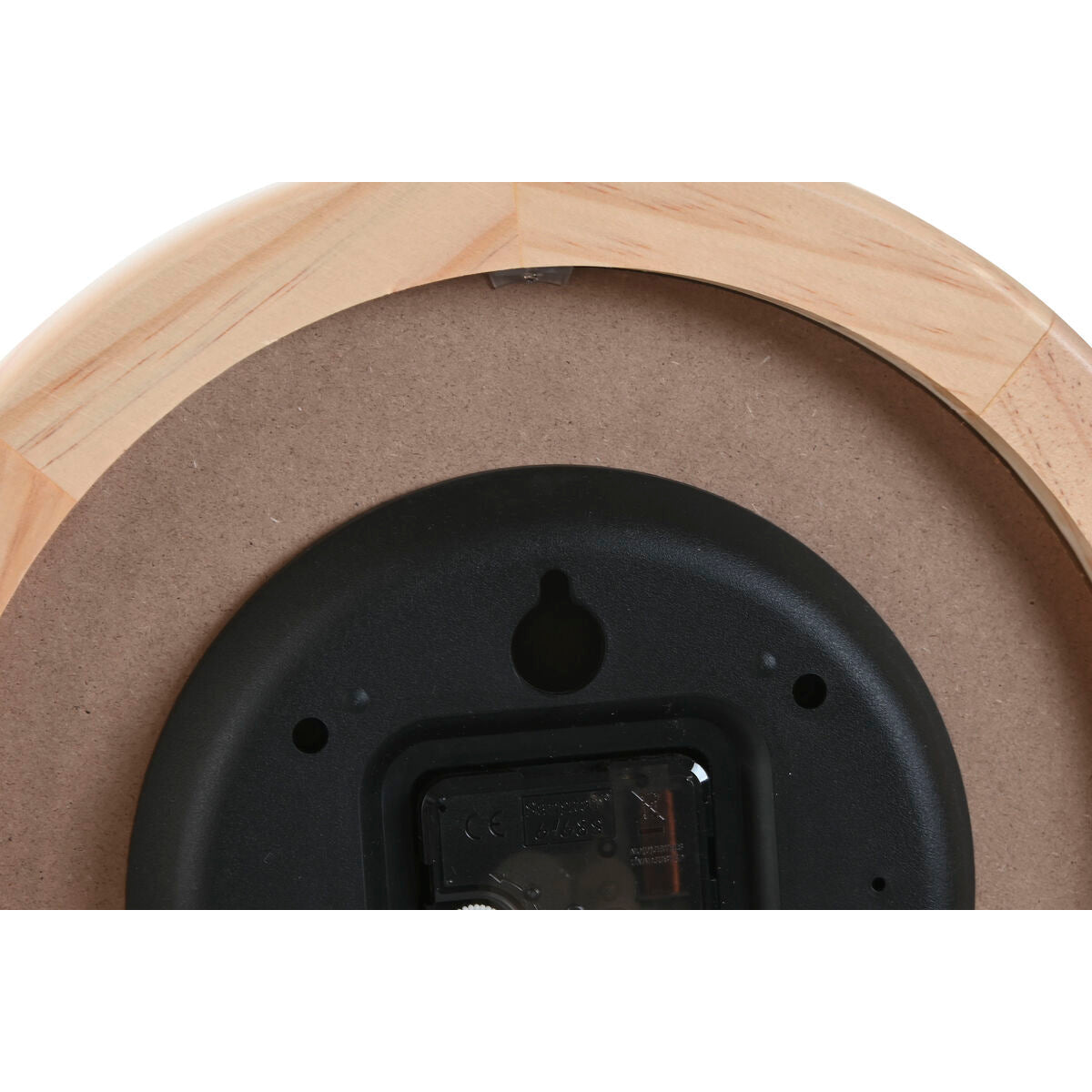 Reloj de pared ESPRIT Home, madera beige natural, 30 x 5 x 30 cm (2 unidades)