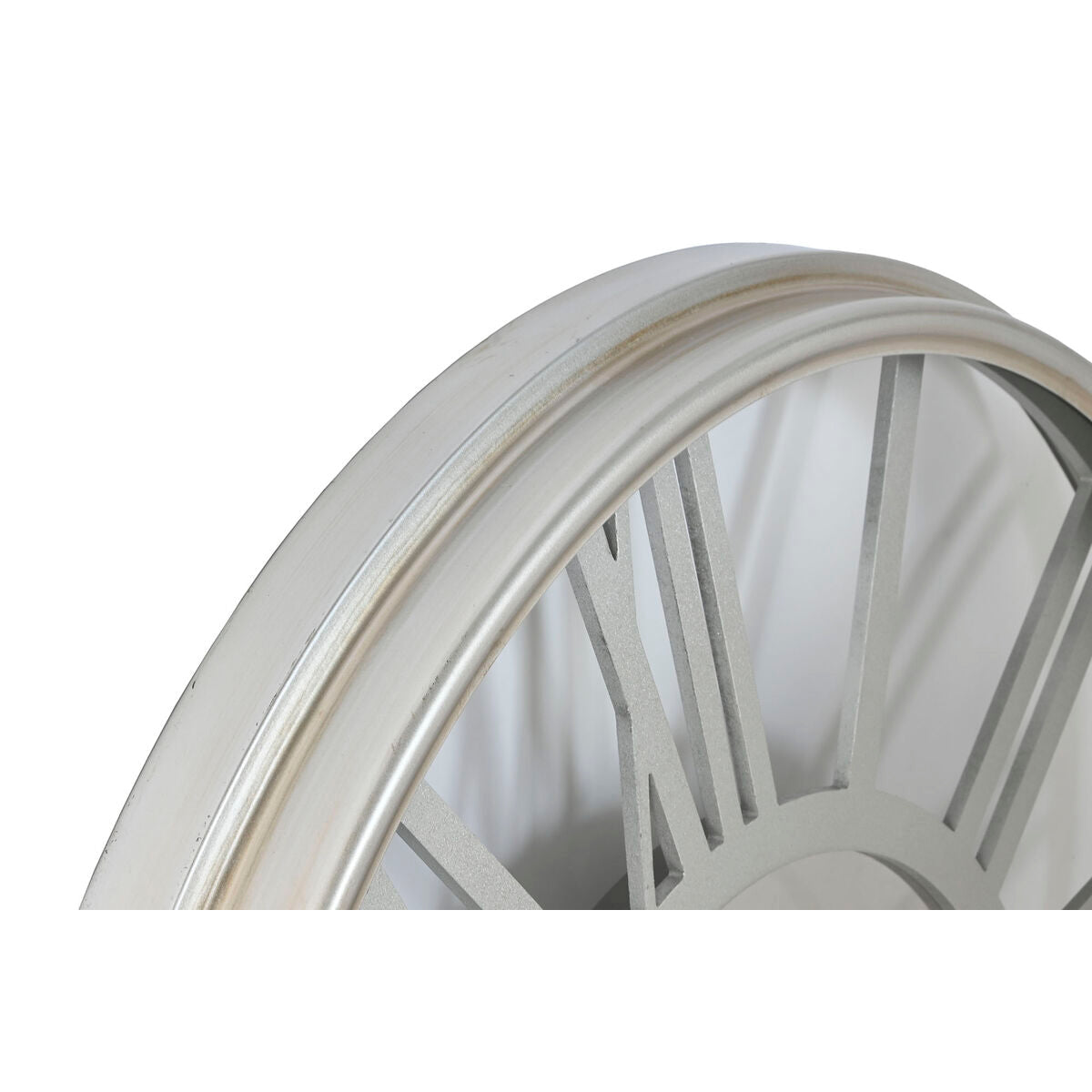 Relógio de Parede Home ESPRIT Prateado Ferro 102 x 9,5 x 102 cm