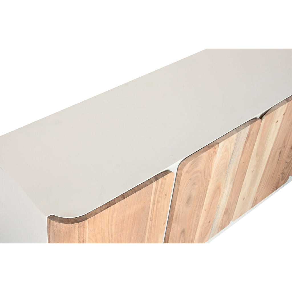 Móvel de TV Home ESPRIT Branco Natural 140 x 40 x 55 cm