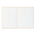ESPRIT White Gold Abstract Wall Decor 72.7 x 2.5 x 100.5 cm (2 Units)