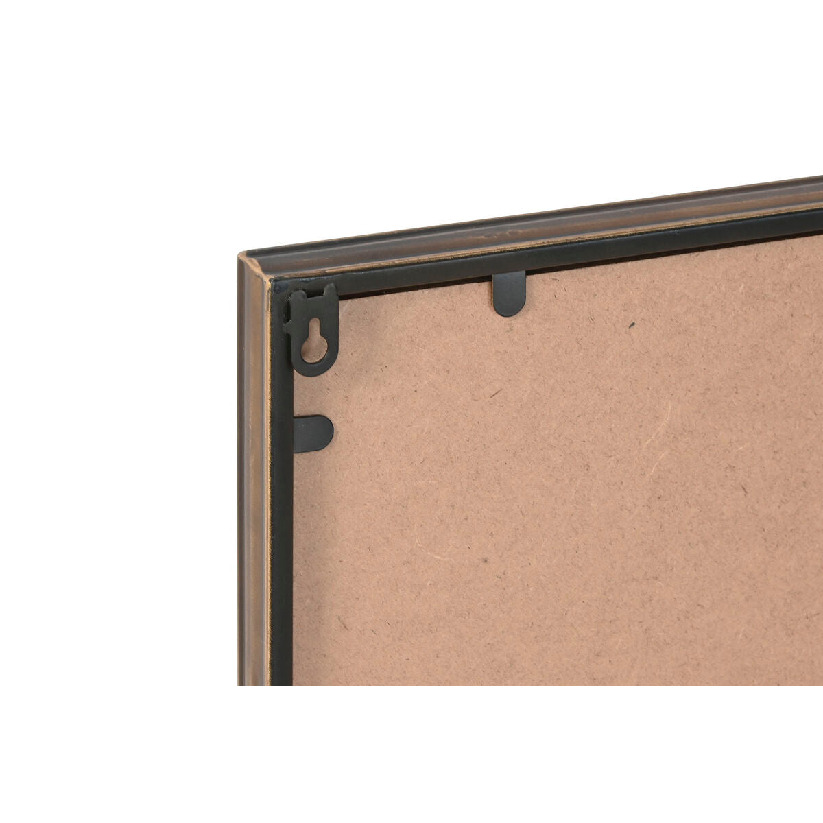 Relógio de Parede Home ESPRIT Vermelho Dourado PVC Metal Mota Vintage 120 x 15,5 x 60 cm