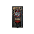 Relógio de Parede Home ESPRIT Preto Vermelho Dourado PVC Metal Mota Vintage 60 x 18 x 120 cm