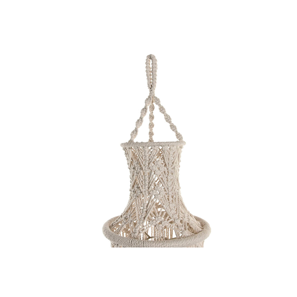 Abajur Home ESPRIT Macramé Urbana 25 x 25 x 108 cm