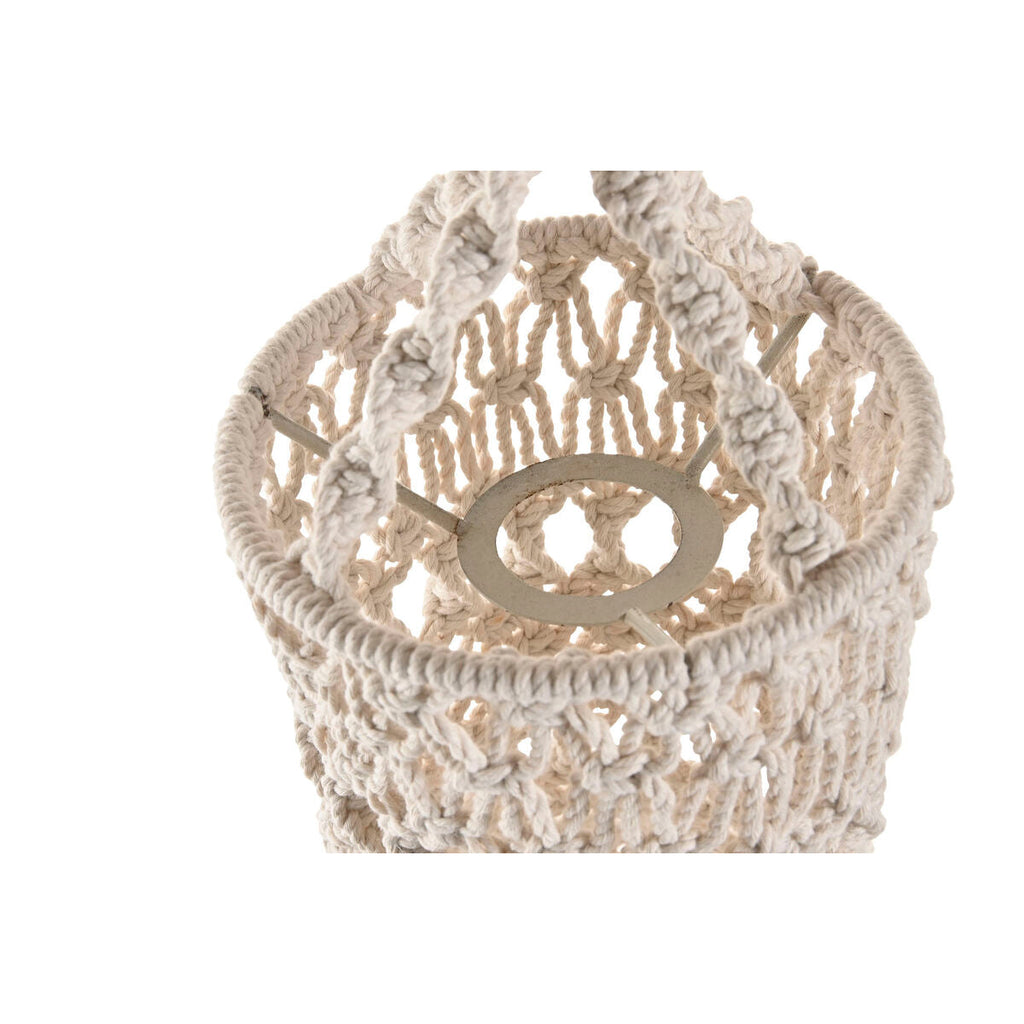 Abajur Home ESPRIT Macramé Urbana 30 x 30 x 30 cm