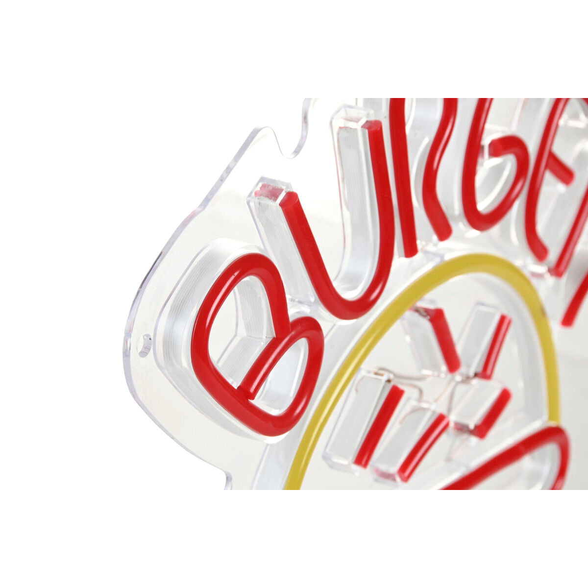 Decoração luminosa Home ESPRIT Acrílico Urbana 30 X 1,5 X 28 CM (2 Unidades)