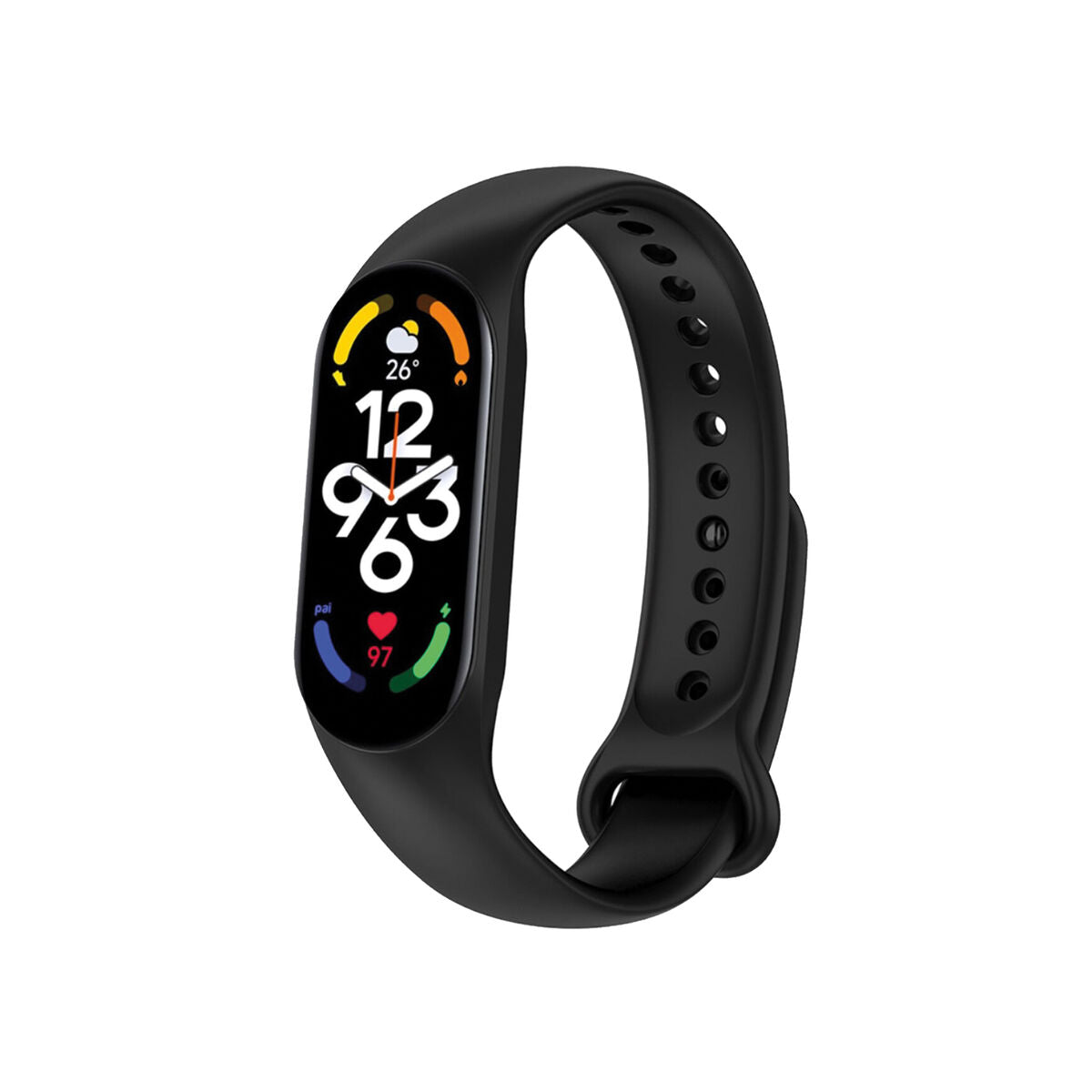 Recarga Pulseira de Atividade Contact Smart Band 7 Preto