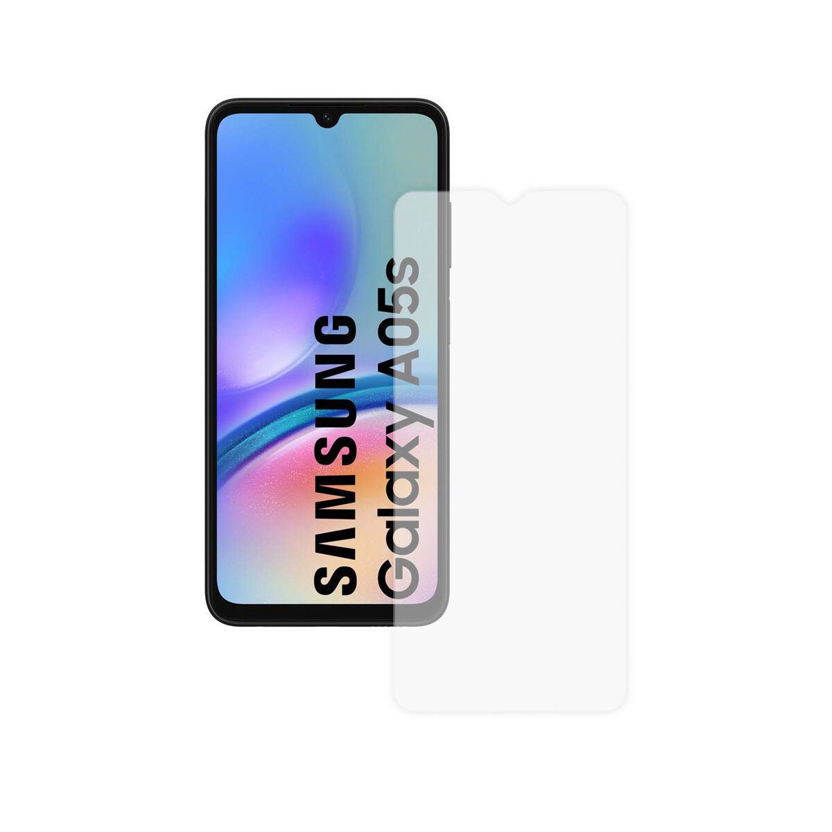 Screen protector for the KSIX Galaxy A05s phone.