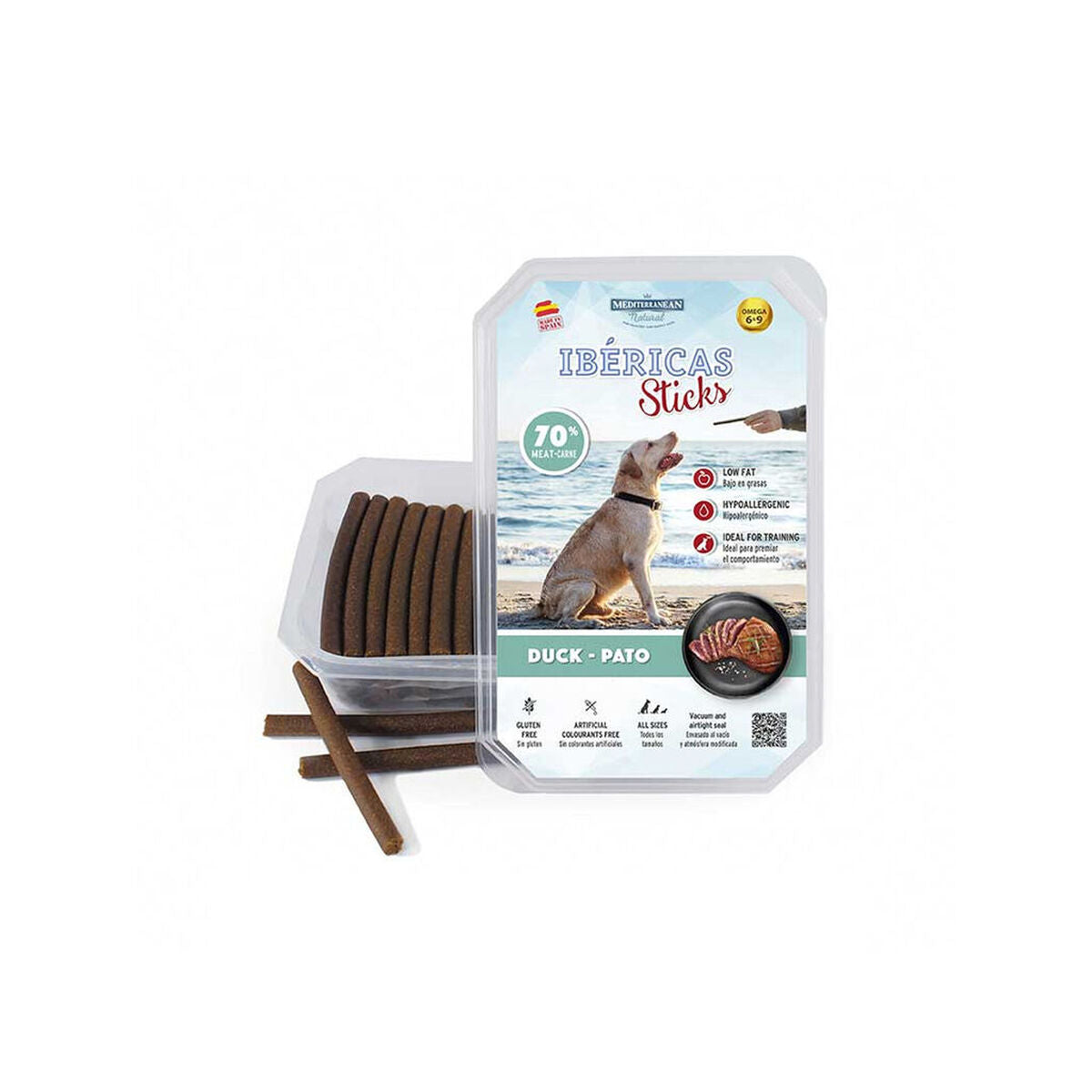 Snack para cães Mediterranean Natural Pato 350 g