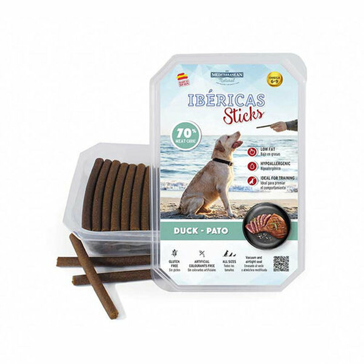 Snack para cães Mediterranean Natural Pato 350 g