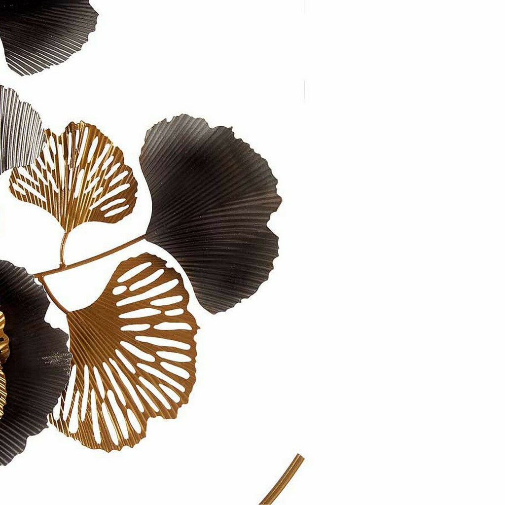 Bloemen Hanging Wall Art, Gold Metal, Copper Finish (60 x 150 x 7.5 cm)