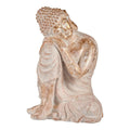 Decorative Garden Figure Ibergarden CC20445 White Gold Polyresin 35.5 x 54.5 x 42 cm Buddha