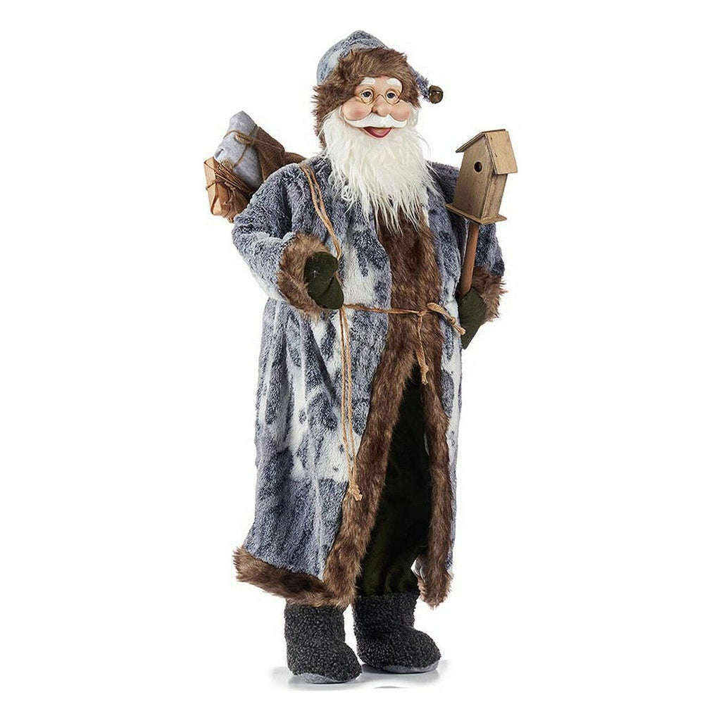 Santa Claus 36 x 93 x 37 cm Gray Wood Brown Green Plastic