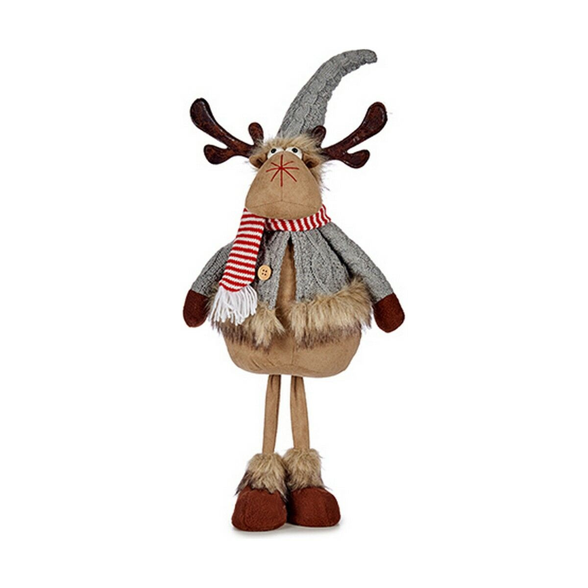 Christmas Reindeer Gray Brown 24 x 63 x 27 cm