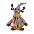 Christmas Reindeer Gray Brown 15 x 43 x 19 cm
