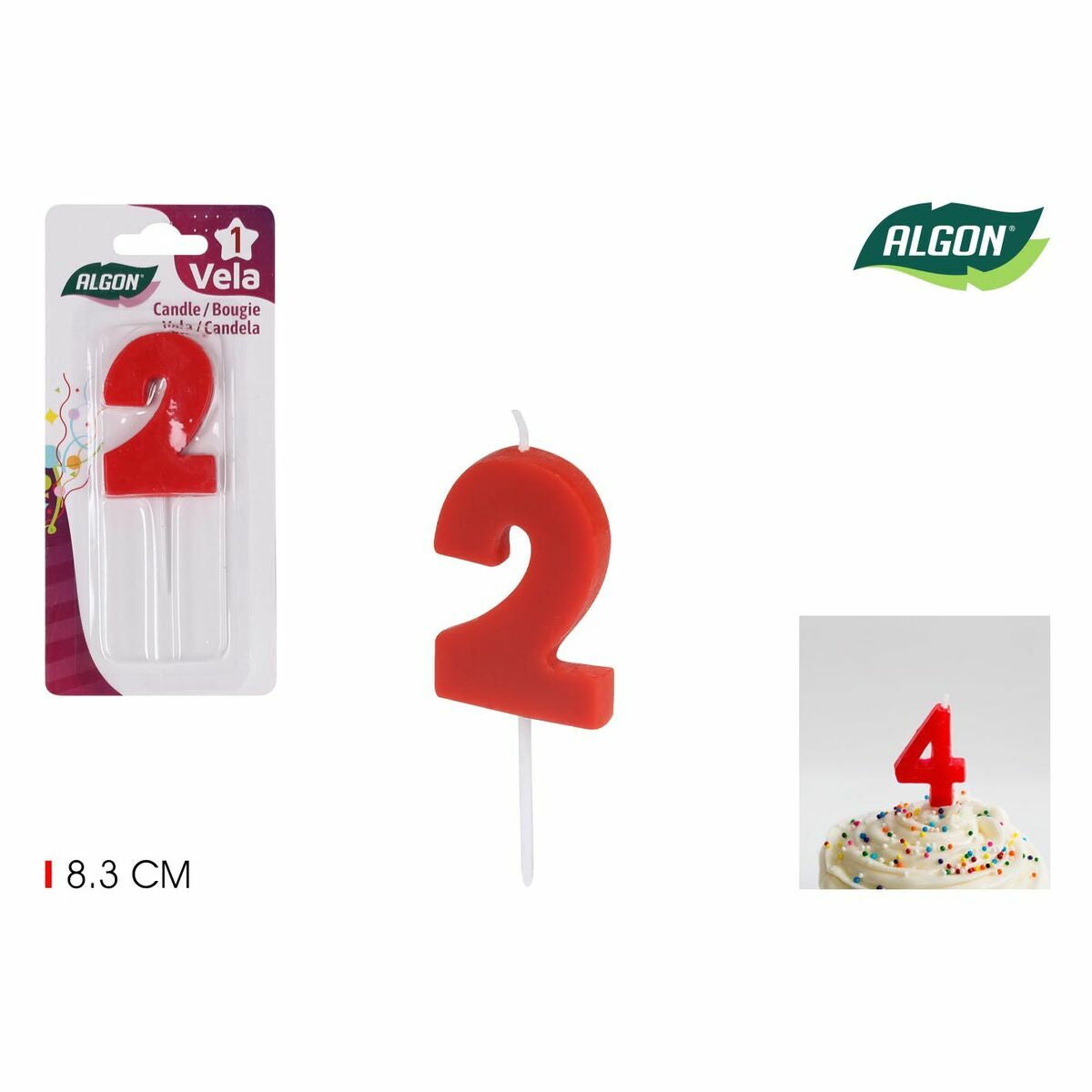 Conjunto de Velas Algon (36 Unidades)